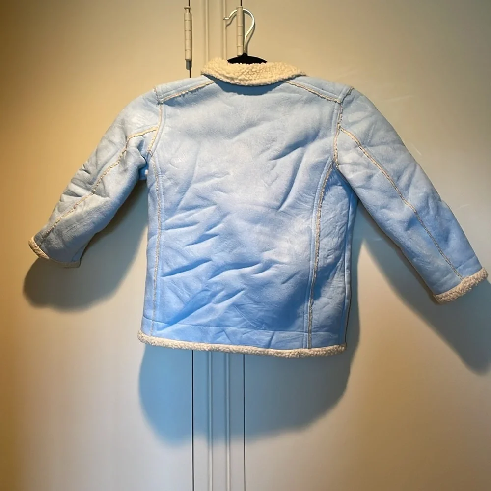 GAP Kids Shearling Blue Jacket